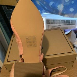 Size 9 slingback block heel. Brand new with box